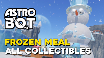 Astro Bot: Frozen Meal - All Collectibles: Bots, Puzzle Pieces, Lost Galaxy Warp Portals