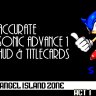 Accurate Sonic Advance 1 HUD(& Title Cards)